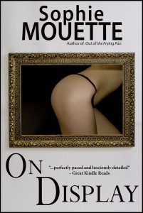 Cover of On Display (Woman's hip, naked except for thong, in ornate picture frame)