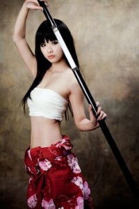 hot chick with sword