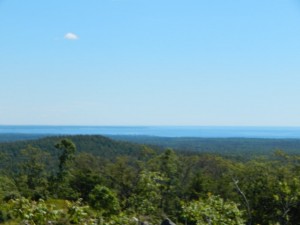 The ocean from Mt Agamanticus, York, ME